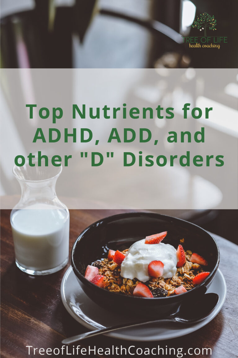 Top Nutrients for ADHD, ADD, and other “D” Disorders